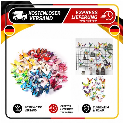 Stück schmetterlinge - 3d,