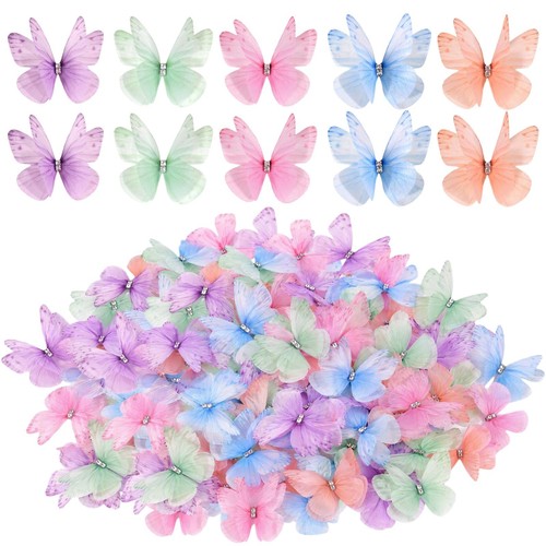 100pcs schmetterlinge deko - 100pcs,