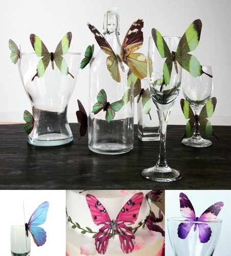 Schmetterlinge transparent - 3d,