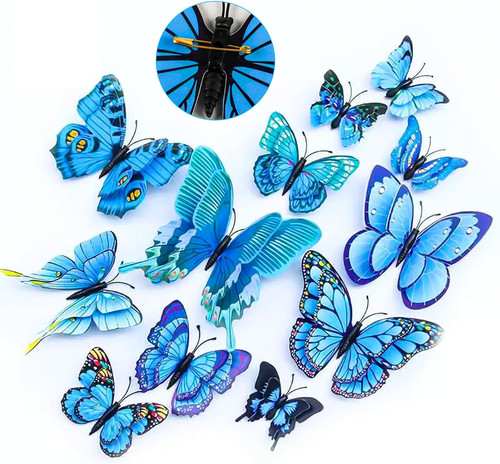 Stück blau schmetterling - 24,