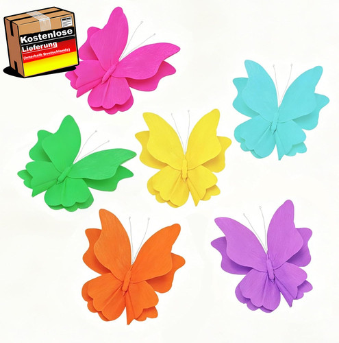 6er set bunte papier - set,