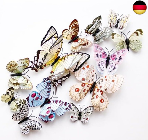 Schmetterlinge wanddeko - 3d,