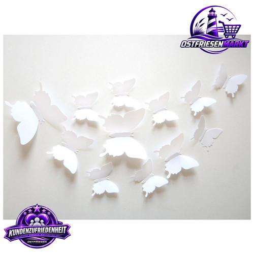 Schmetterlinge wandsticker - 3d,