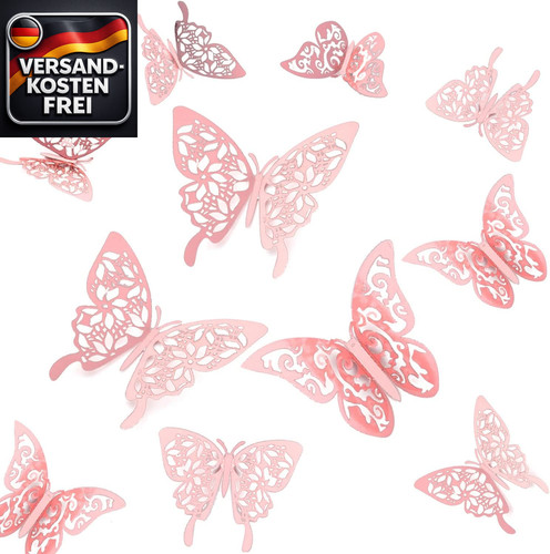 Schmetterling wandaufkleber - 3d,
