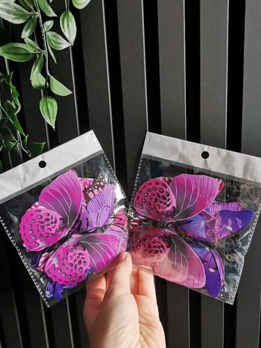 Schmetterlinge lila pink - 3d,