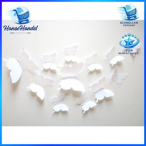 Schmetterlinge wandsticker - 3d,