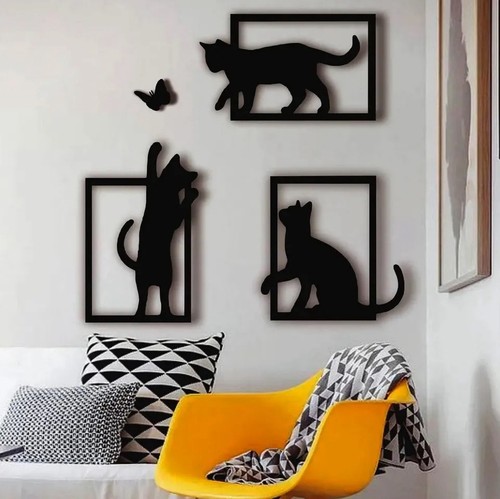 Wanddeko katzen - katzen, &