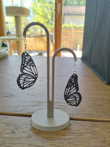 Butterfly wing earrings - butterfly,