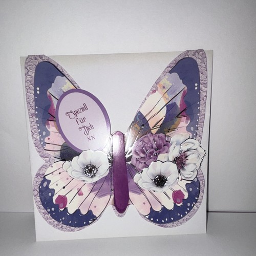Grußkarte schmetterling - 3d,