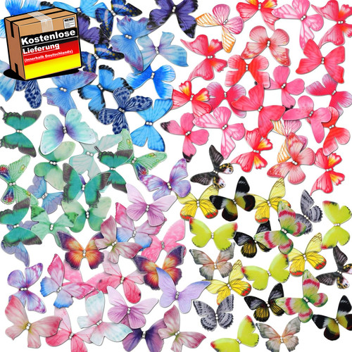 Wanddeko schmetterlinge - 3d,