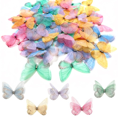 Schmetterlinge deko organza - 3d,